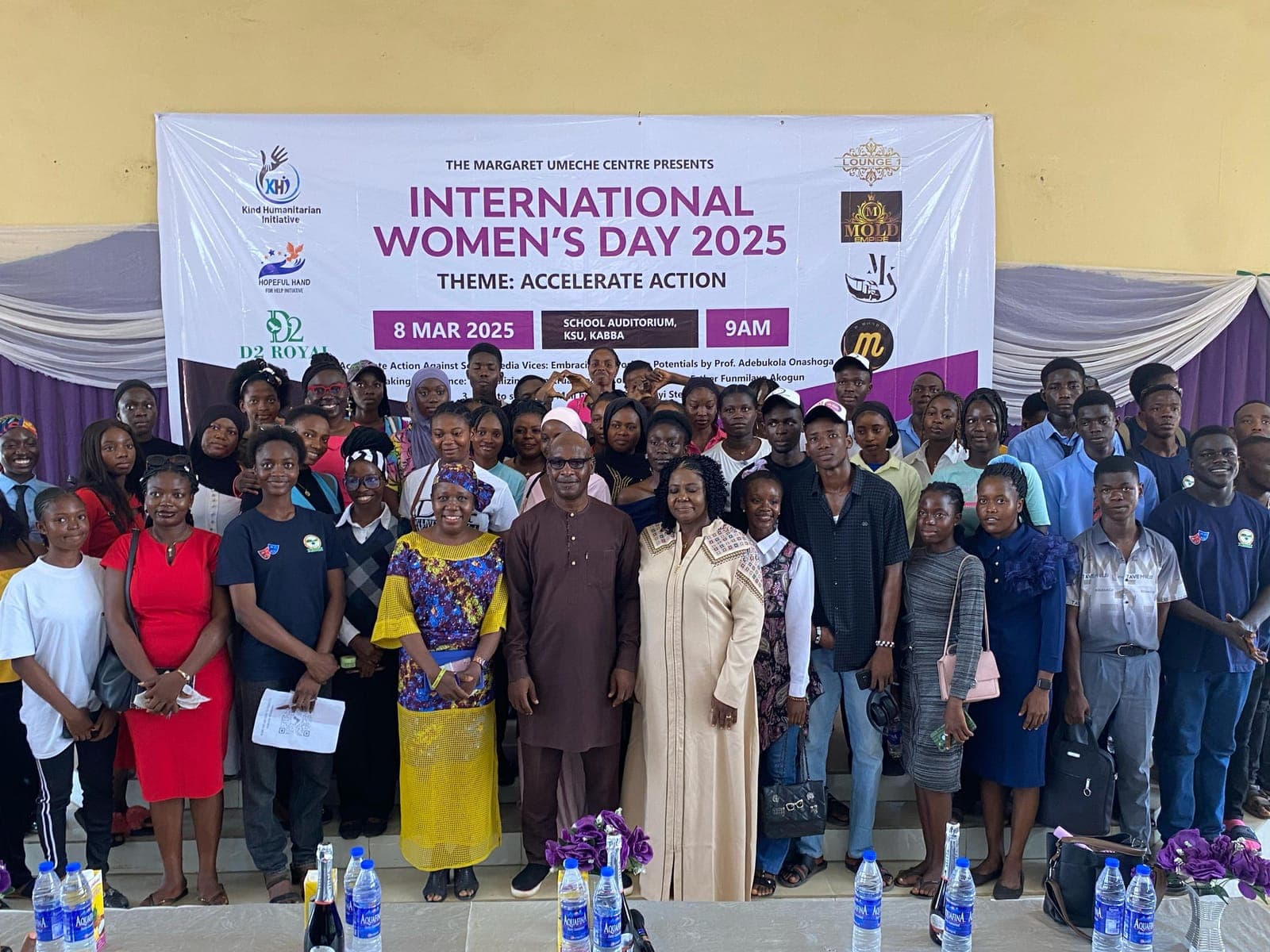 Group photo at the International Women's Day 2025 program