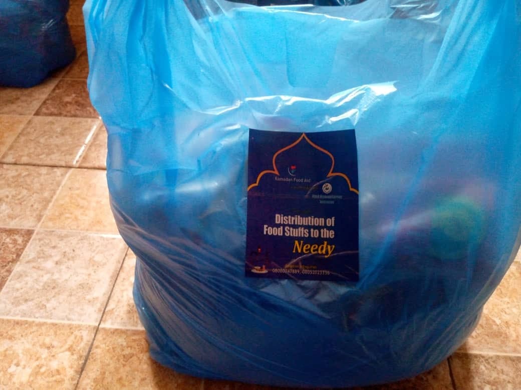 Food packs distributed during KHI's Ramadan food relief